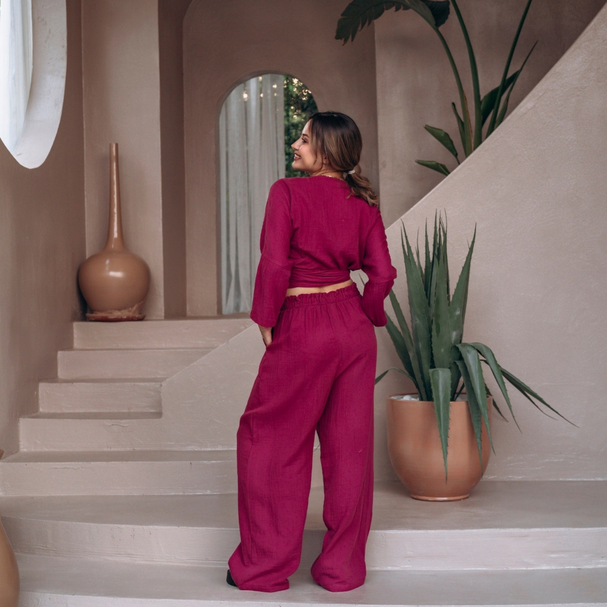Saga Muslin Pant