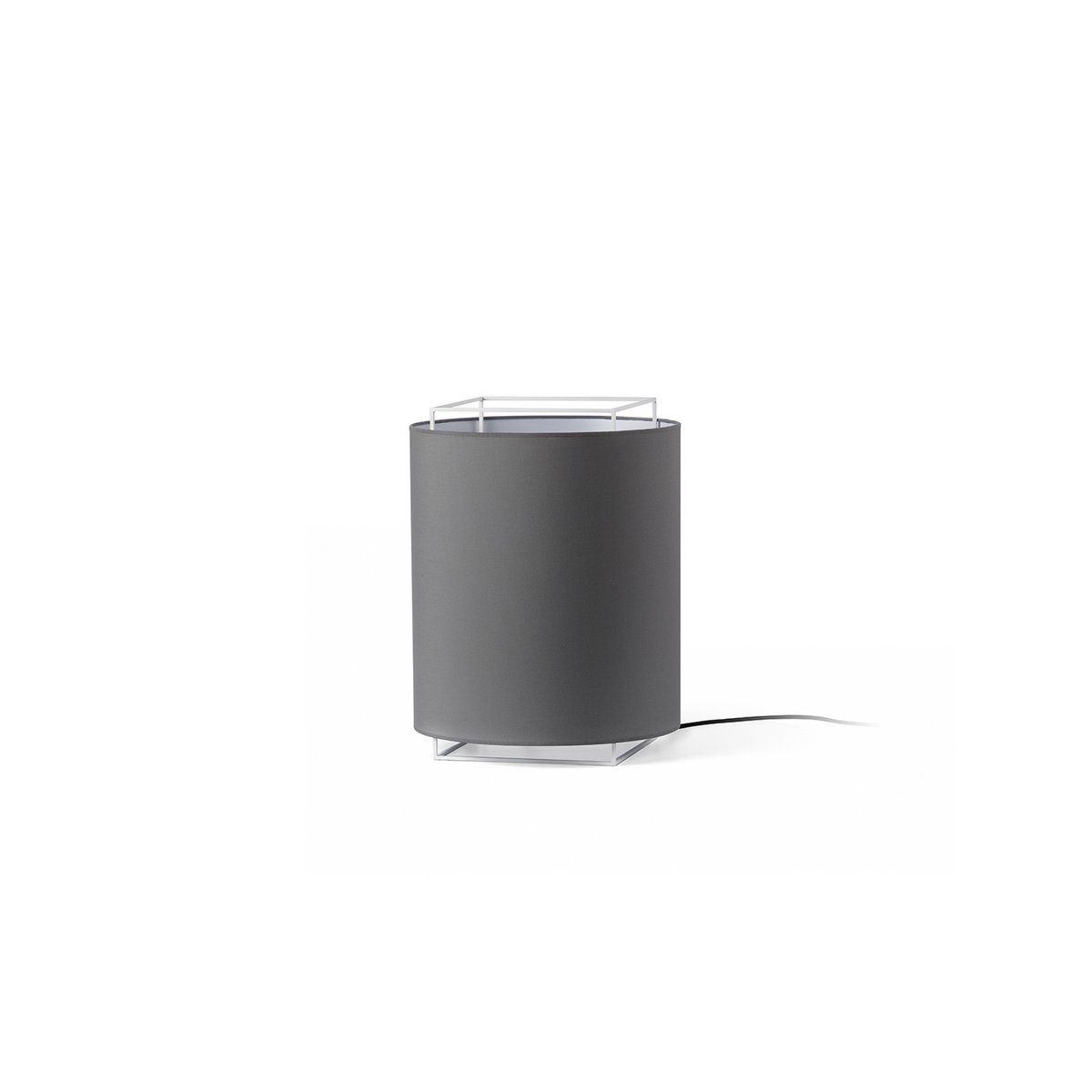 Long white RAL 9016 cotonet cold grey