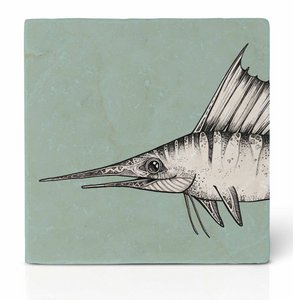 Tile Coaster – Swordfish 1