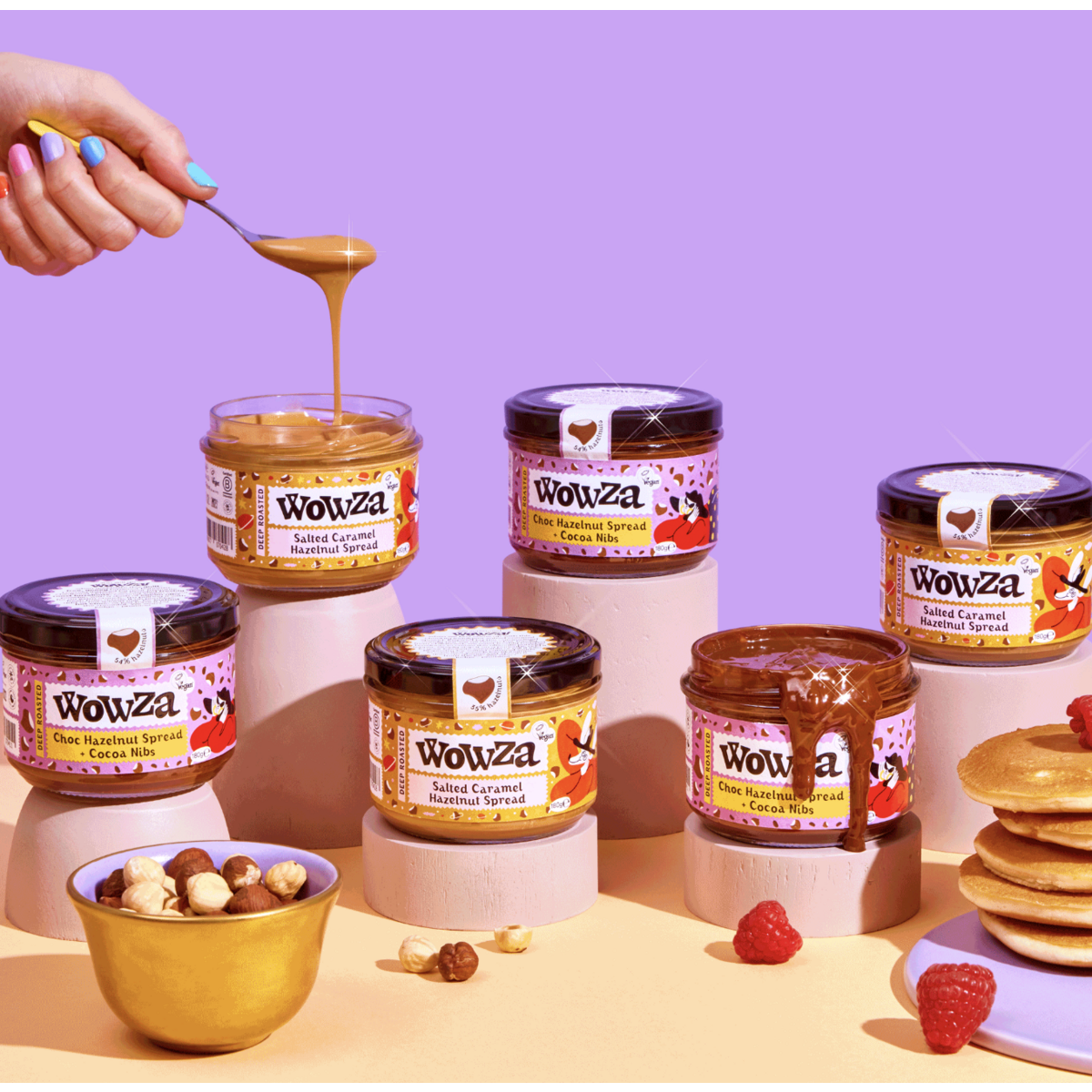 Wowza Choc Hazelnut Spread + Cocoa Nibs