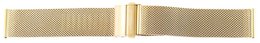 Stainless steel Milanese (quick release), folding clasp, gold-colored, 20 mm