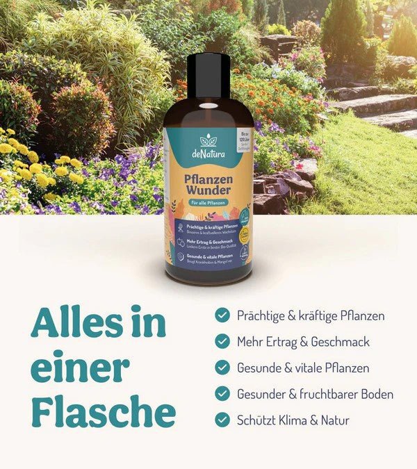 Duo miracoloso del giardino: miracoli delle piante e miracoli del suolo - ora in una confezione speciale con flacone spray!