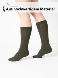 2 Paar Merino-Wollsocken mit Kaschmir
