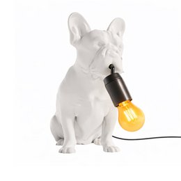 Fransk Bull Dog Table Lamp