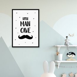 Little Man Cave børneplakat