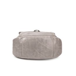 SAC in Cuir Hobo Ully Perle