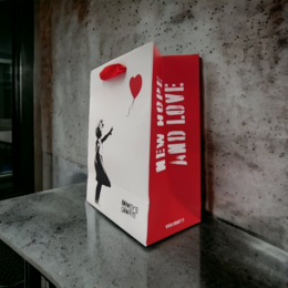 Banksy Cadeautasje (Medium) - Meisje met rode ballon