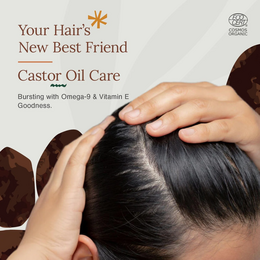 Organic Castor Cold Pressed Carrier Oil - 30ml