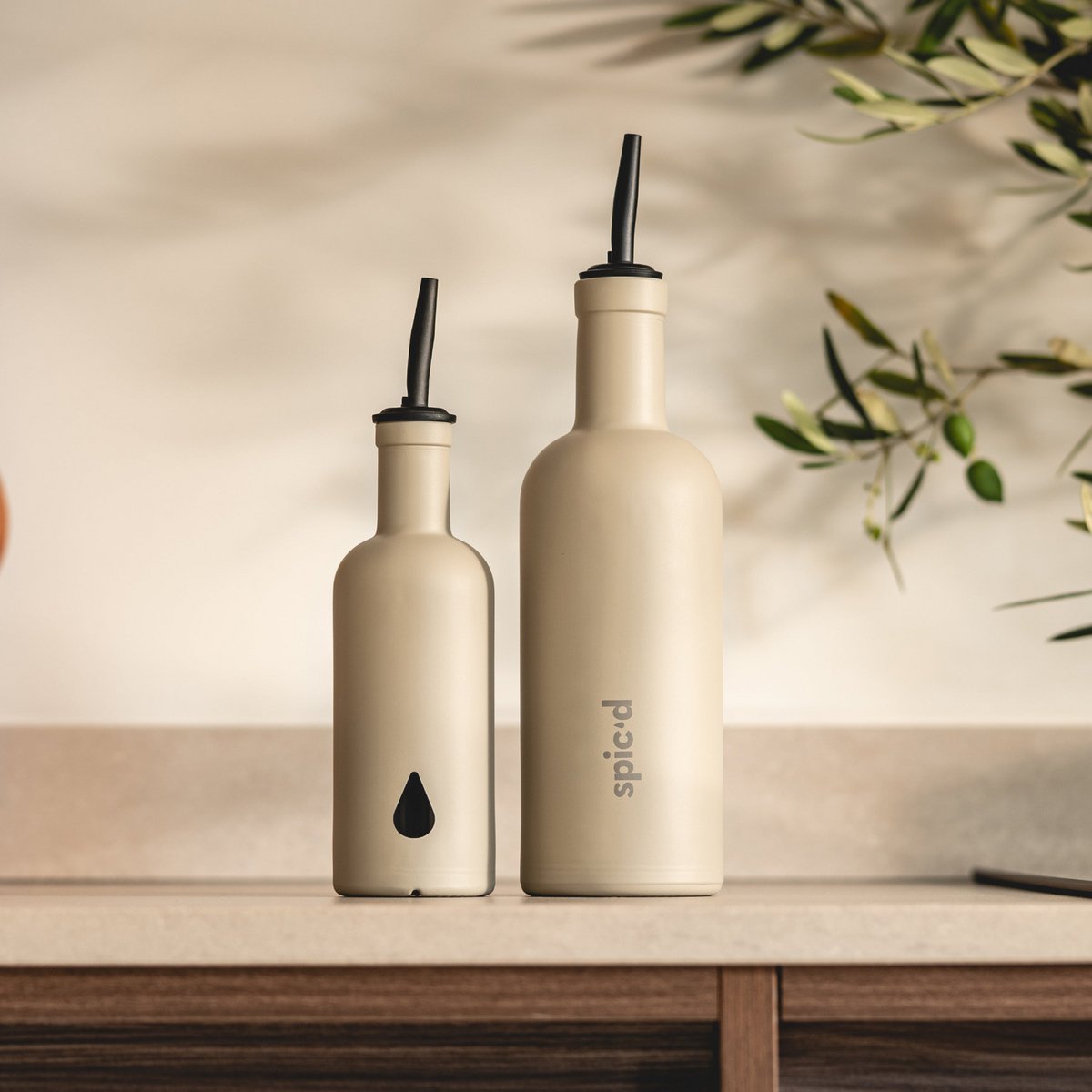 Dúo 'Drizzle & Sizzle' de aceite de oliva especiado | arcilla caliente