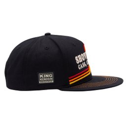 Flat Brim Cap 'Shovelhead' in Schwarz