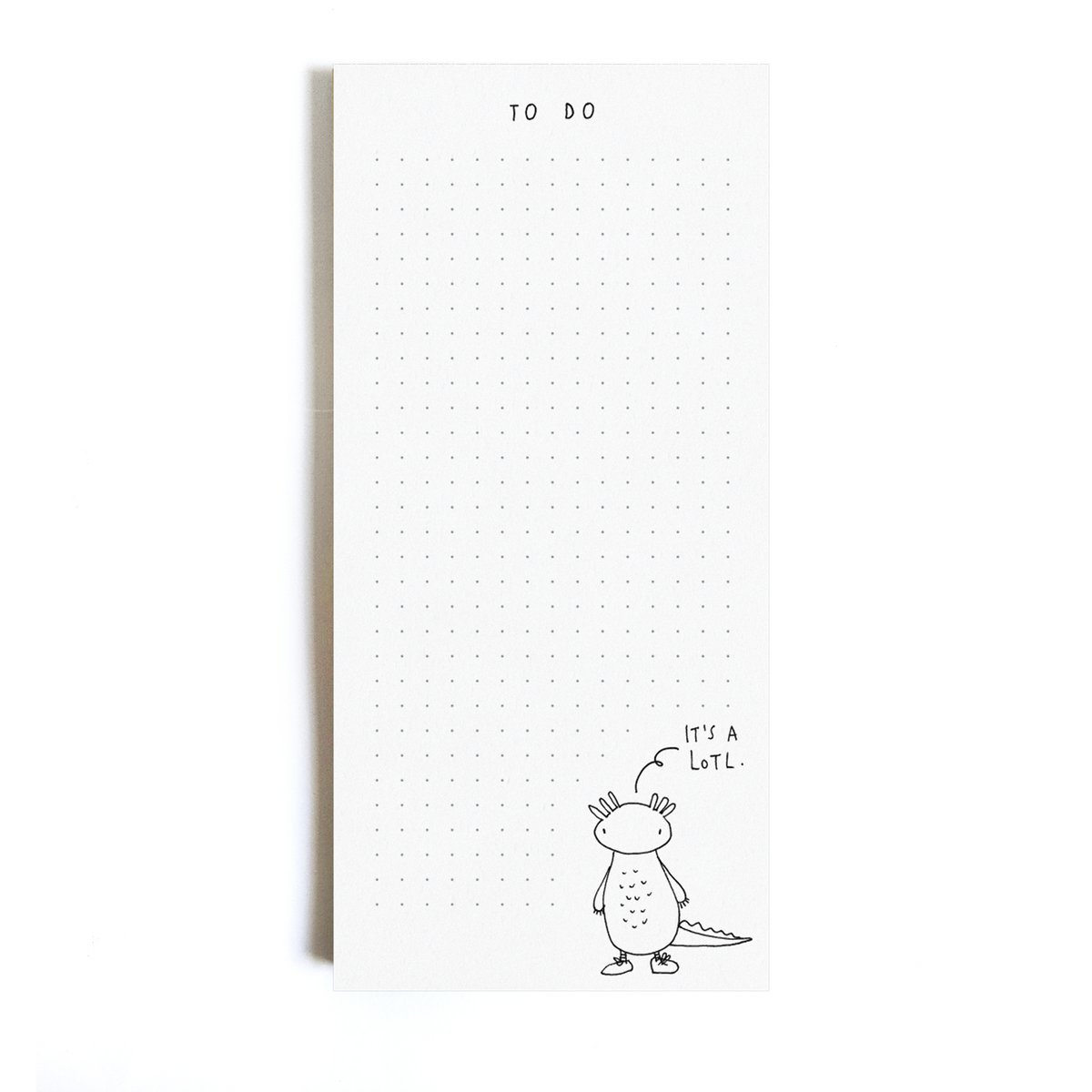 Notizblock “It's a lotl" Axolotl DIN A lang
