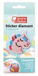 KIT DIAMOND MOSAIK – AUFKLEBER EINHORN