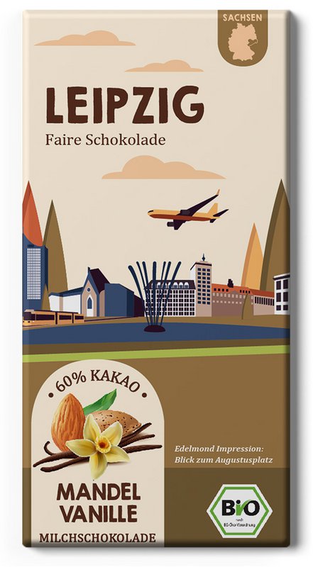Leipzig city chocolate, organic