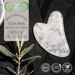 Pack of 11 + 1 Free - Gua Sha Rock Crystal for Face and Body