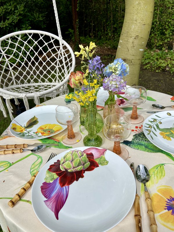 Botanical Wonders - Set of 4 dinner plates