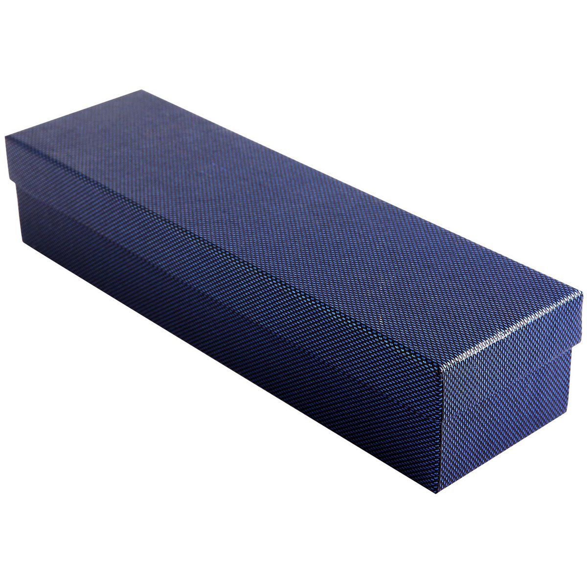 Boîte à montres, Pappe, bleu, VE 4, 24 cm x 7 cm x 5 cm