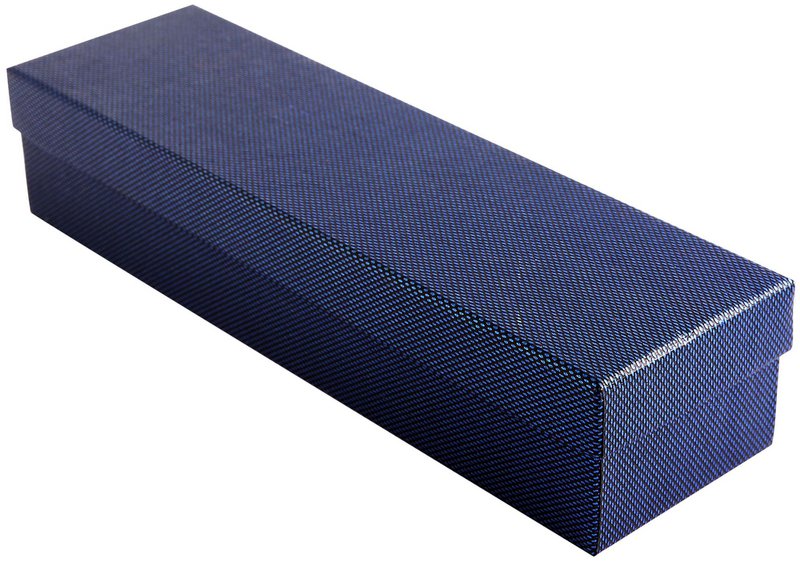 Uhrenbox, Pappe, blau, VE 4, 24 cm x 7 cm x 5 cm