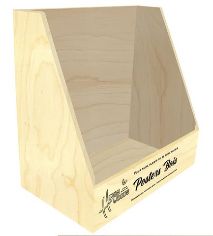9D. DISPLAY FOR WOODEN POSTERS