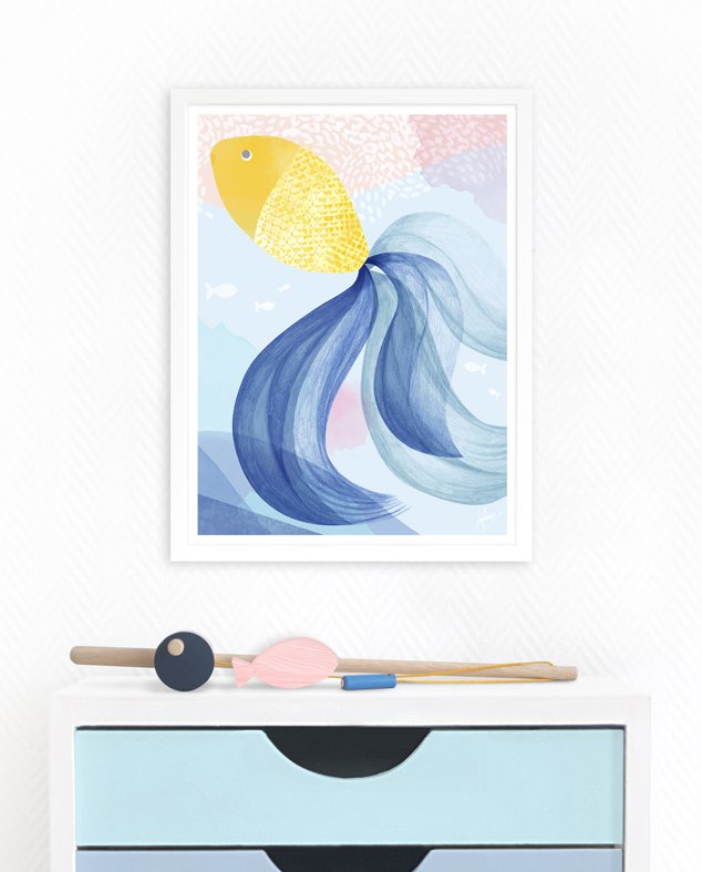 Poster- Blue Tail
