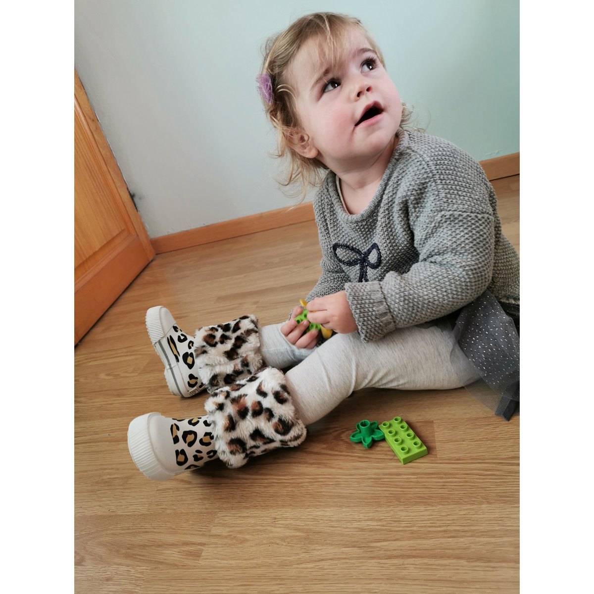 Léon Flocon Fur Rainboots