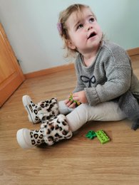 Léon Flocon Fur Rainboots