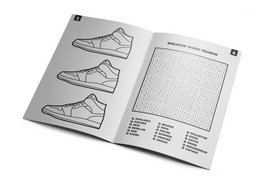 Libro de actividades de zapatillas