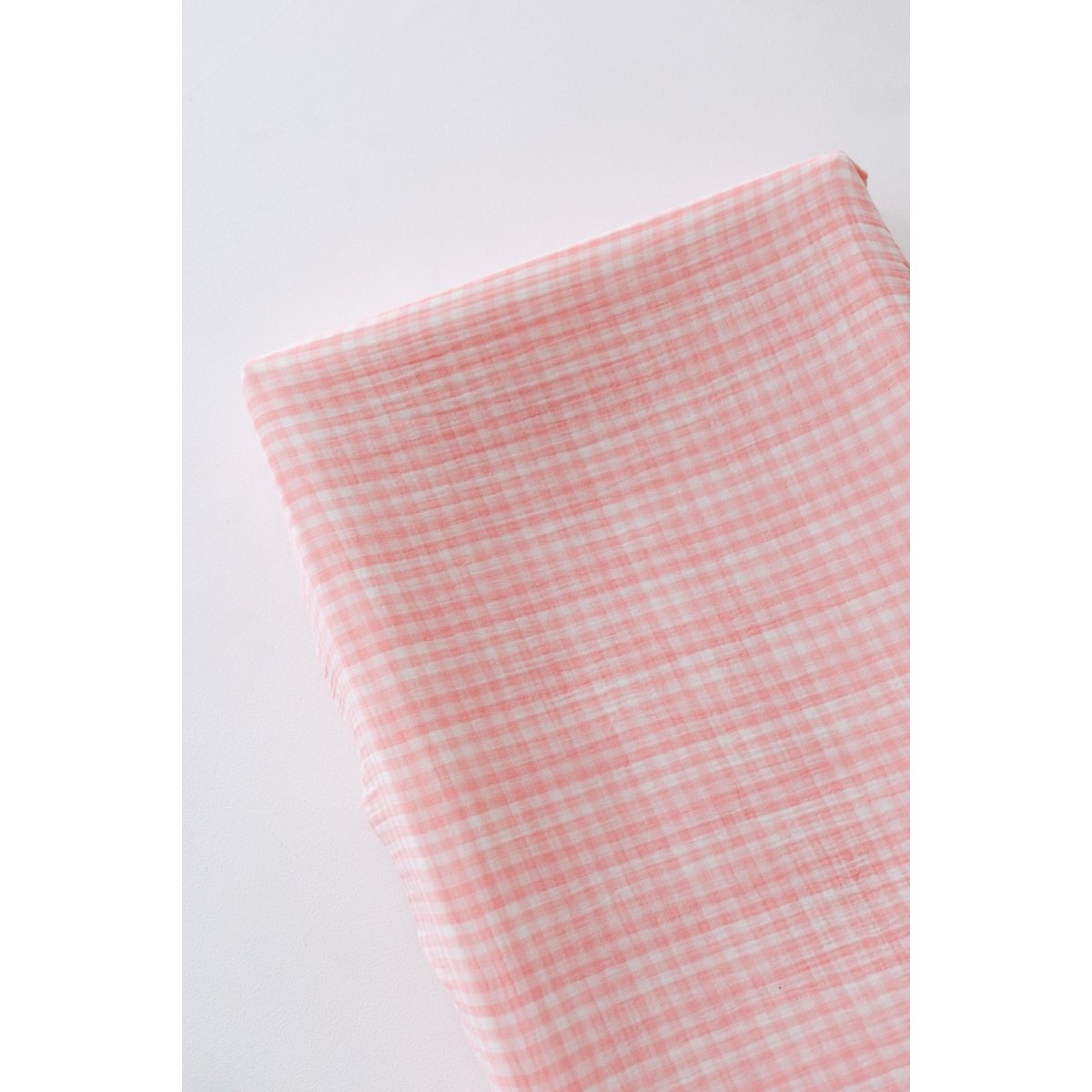 Cubierta de almohadilla de cambio de pañales tisu, rosa gingham