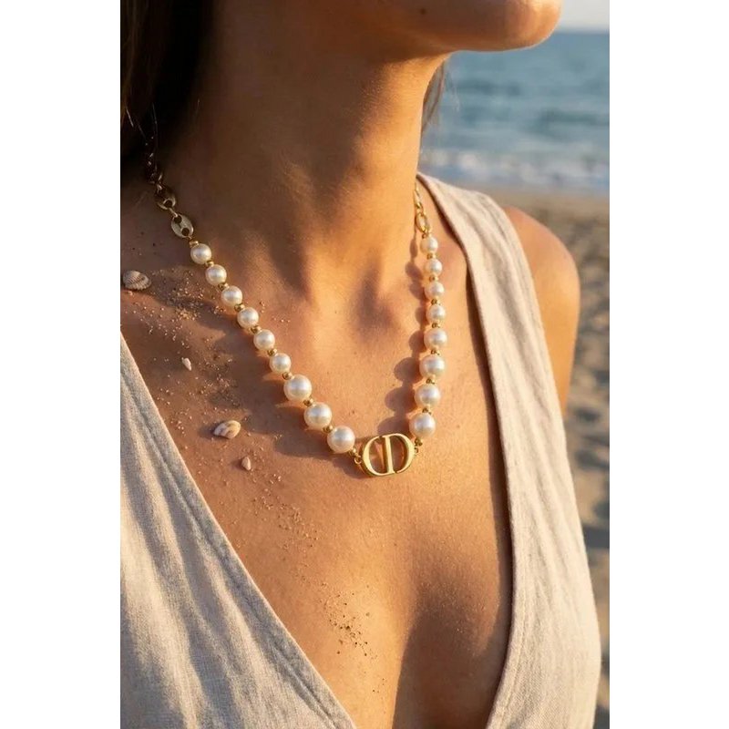 Collier maille marine en acier inoxydable