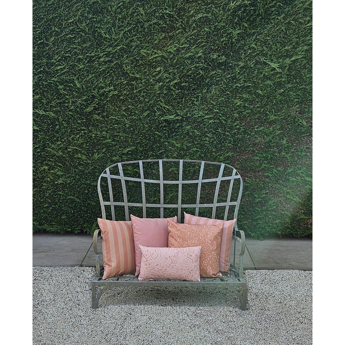 Cuscino esterno arancione romana | 50-50 cm