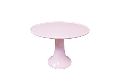 Tortenständer aus Melamin rosa L 27 cm Isabelle Rose