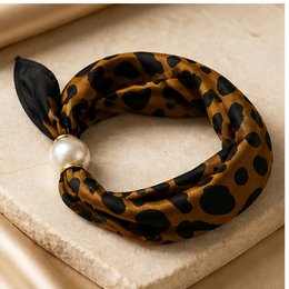 HS Pearl Scarf New Colors - Magnetic Pearl Closure