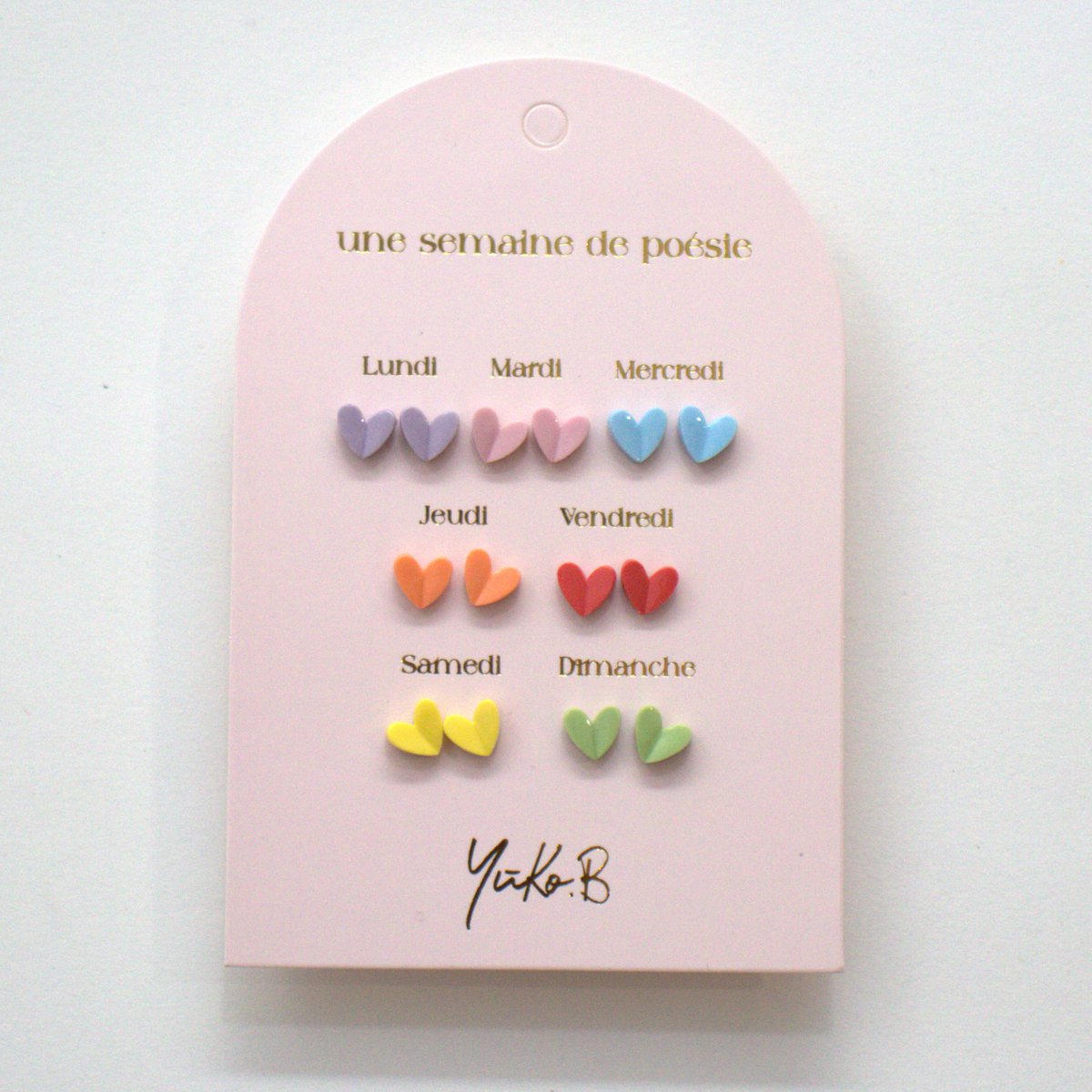 Offer of 20 poetic earrings cards