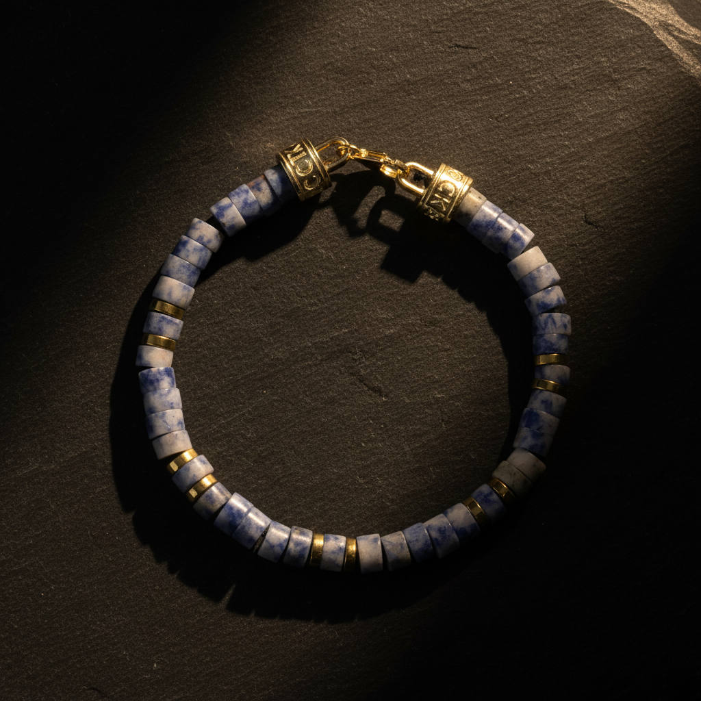 Armband MANTRA | SODALITE | 925 SILBER