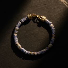 Armband MANTRA | SODALITE | 925 SILBER