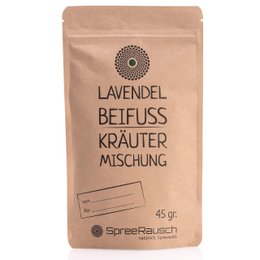 Lavender mugwort tea blend from SpreeRauch, the original herbal blend for many uses
