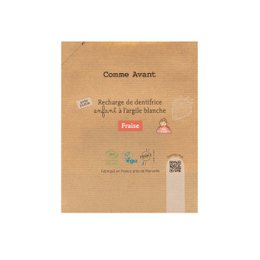Kindertandpasta in aardbeienpasta - Versie 2