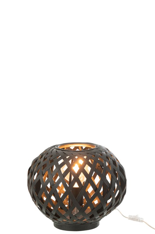 Lampada J-Line - bambù - nero