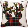 Reindeer Checkered – Cushion Cover / Kussenhoes – Christmas 45x45 cm – Urbane Hide