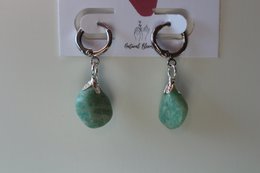 Gemstone earrings - Silver