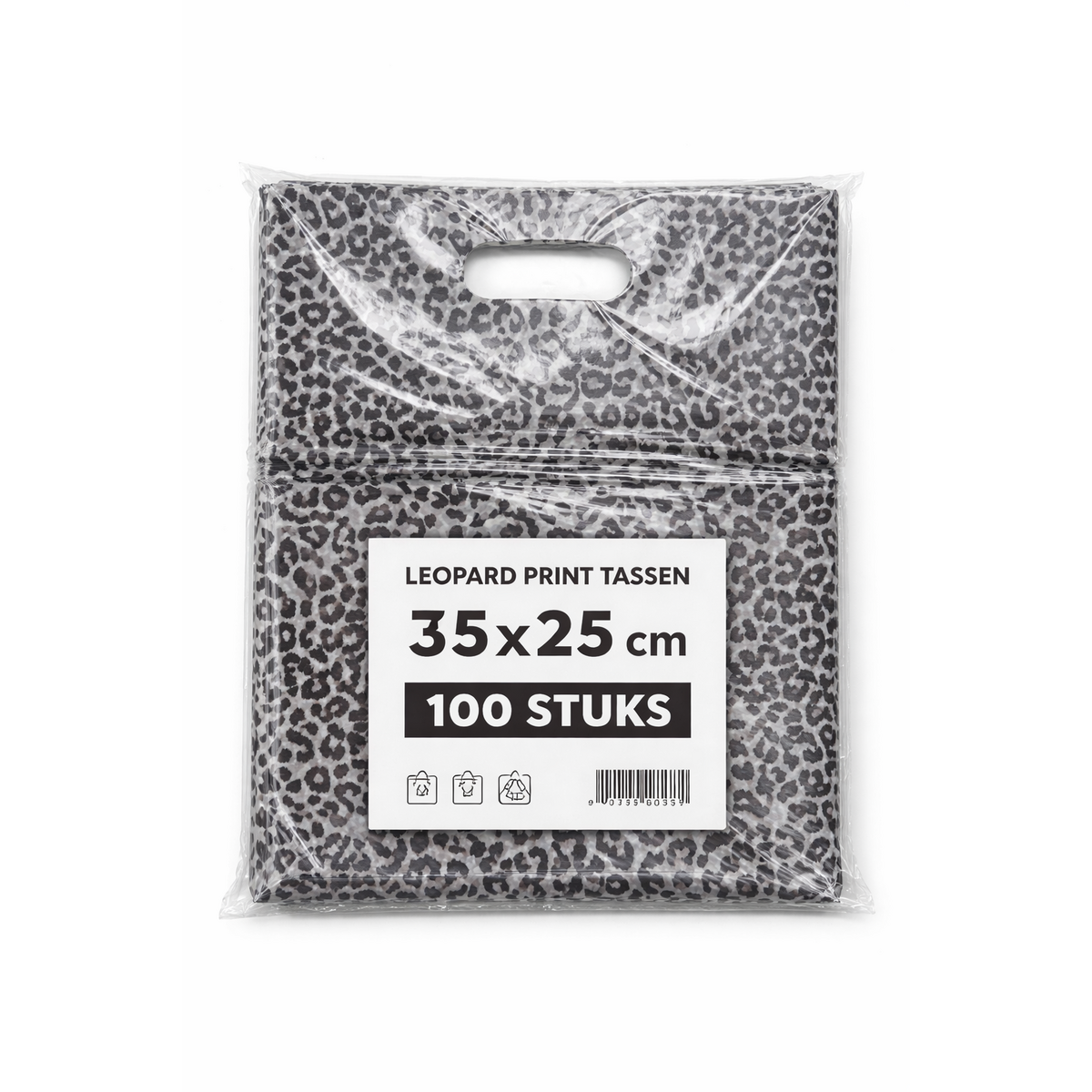 Shopping Bags - Plastic Bags - 5 Sizes - 100 Pieces per size