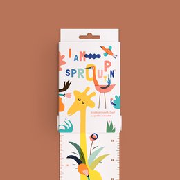 Wykres wzrostu dla dzieci - Scrollino I am Sproutin’ Up