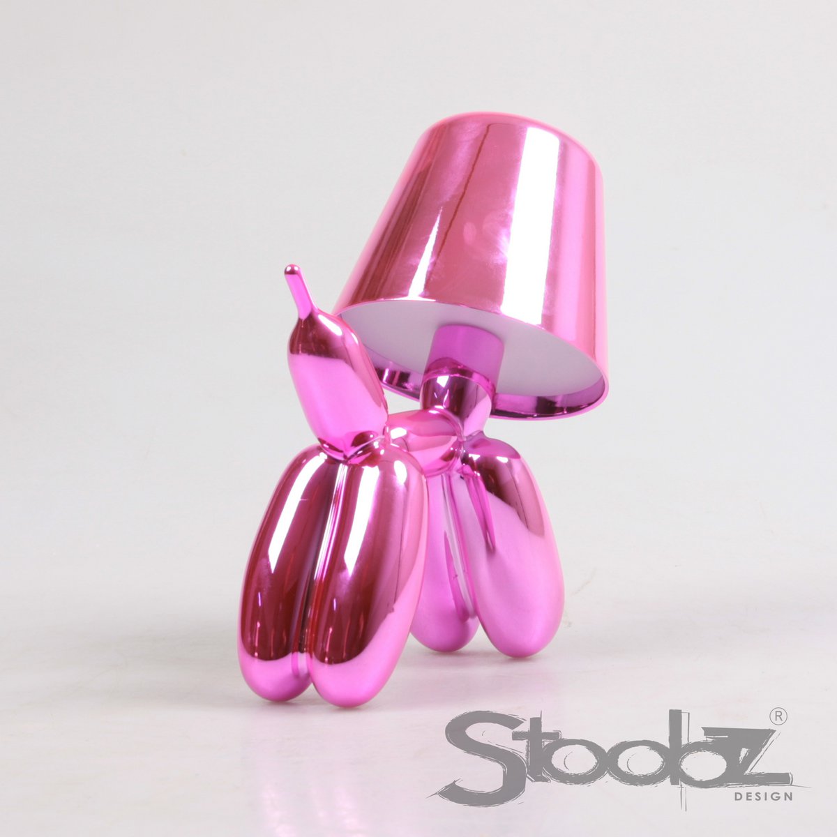 Balloon Dog LED Bordlampe 16x10x18 cm fuchsia