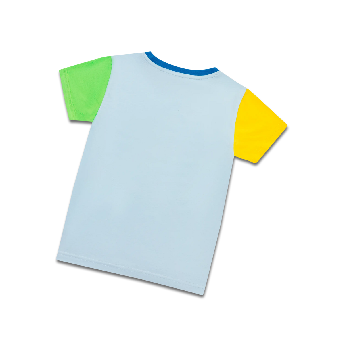 koaa – Pippi Langstrømpe “Kunterbunt” – T-shirt blå/grøn/gul