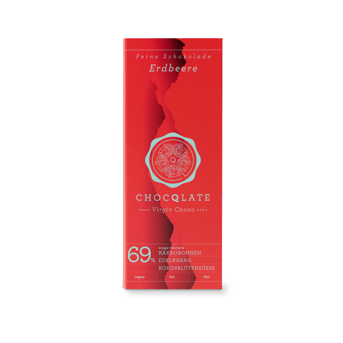 CHOCQLATE organic chocolate STRAWBERRY