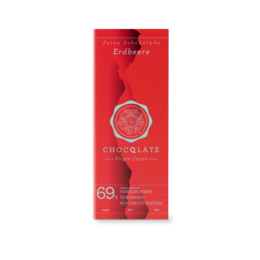 CHOCQLATE cioccolato biologico FRAGOLA