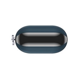 Etui Airpod Snap Gen 1/2 skórzane niebieskie