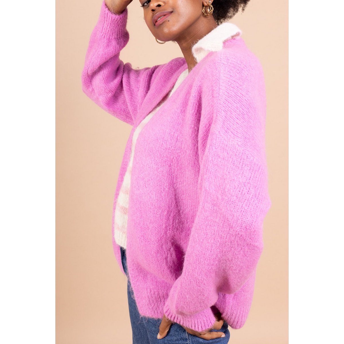 Soft Alpaga / Woolen Oversized Vest