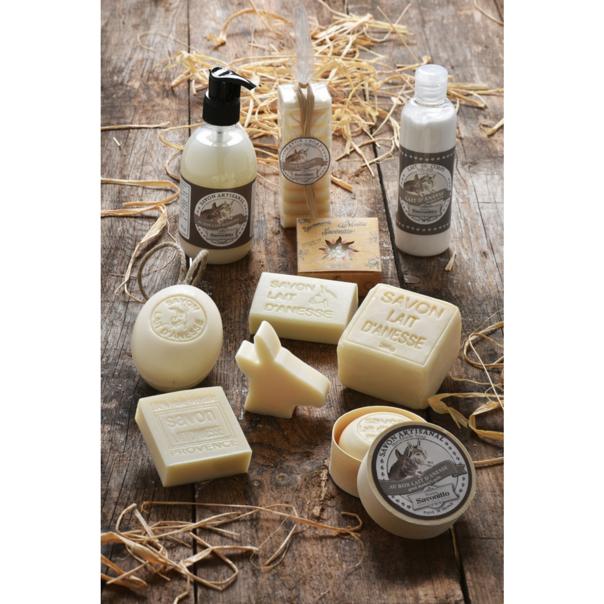 Body lotion with donkey milk