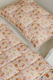 Ensemble de literie matelassée en coton pour les enfants «Spring Garden» - conception patchwork, petite taille
