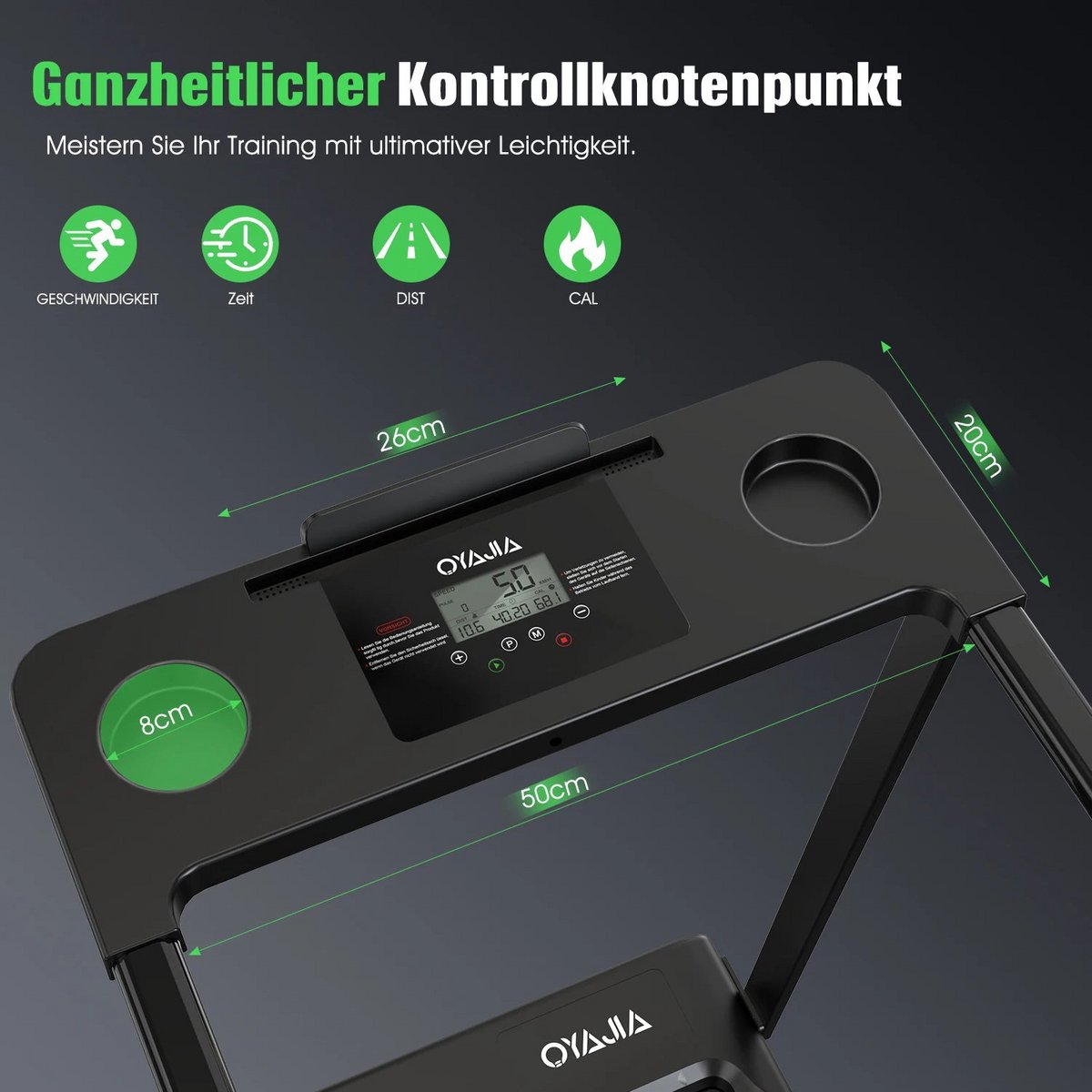 Treadmill Walking Pad for Home 3in1 Folding Under Desk Treadmill 2.5HP Smart Walking Treadmill with APP & LED Display